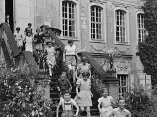 Kinderferienlager der Staatlichen Kunstsammlungen Dresden. Weesenstein 1955