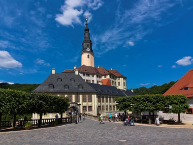 Brücke zum Schloss Weesenstein