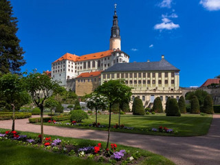Der Schlosspark ist ein Highlight in Weesenstein.